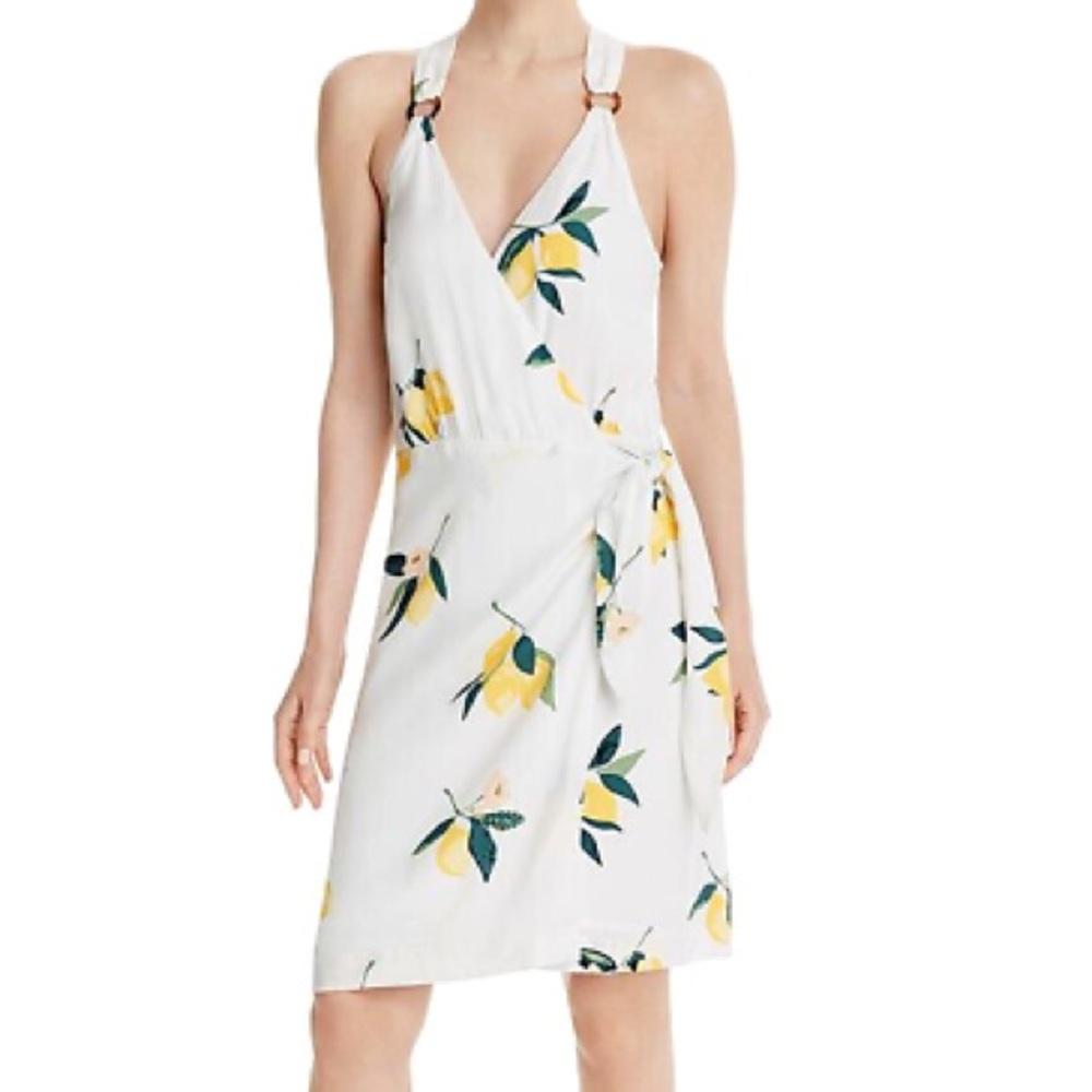 Rails Trista Lemon wrap dress size small NWOT